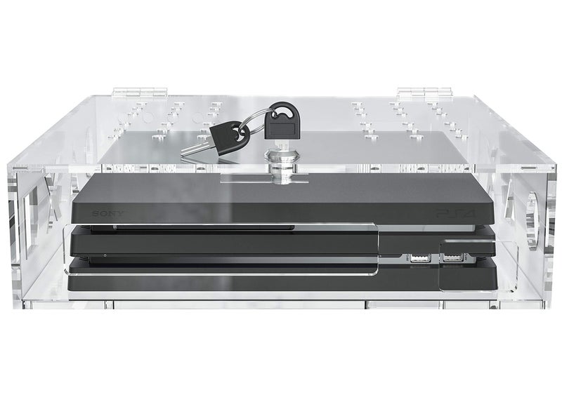 Skywin Acrylic Lock Box for PS4 Game Console - Secure and Protect Public Gaming Consoles - Compatible with Playstation, PS4 Slim, PS4 Pro - Image 2